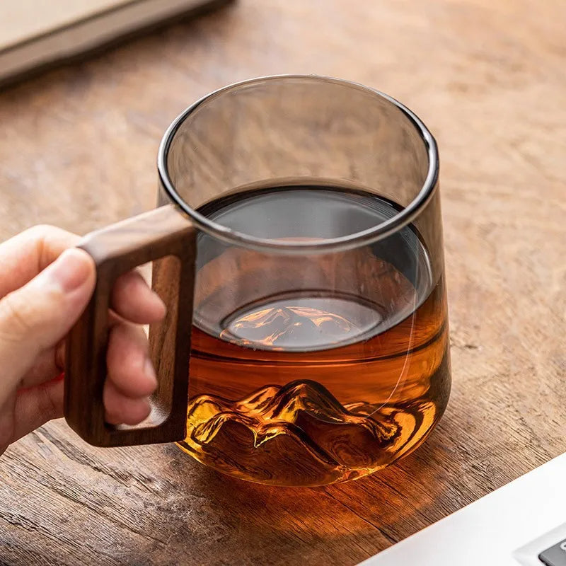 Glasbecher | Ergonomisch | Hitzebeständig bis 150°C | Glas