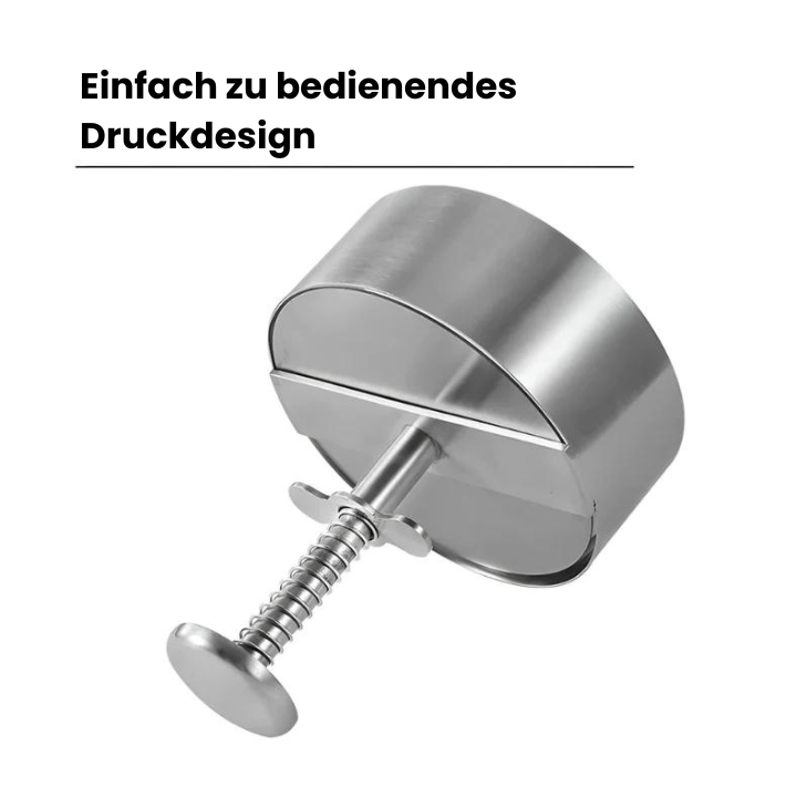 Fleischpresse Edelstahl für Perfekte Burger Patties, Klein und Groß, Leicht zu Reinigen