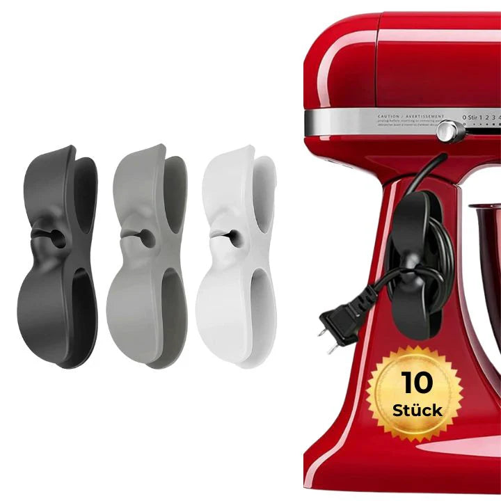 Kabel-Organizer selbstklebend – 10er Set für Zuhause & Büro