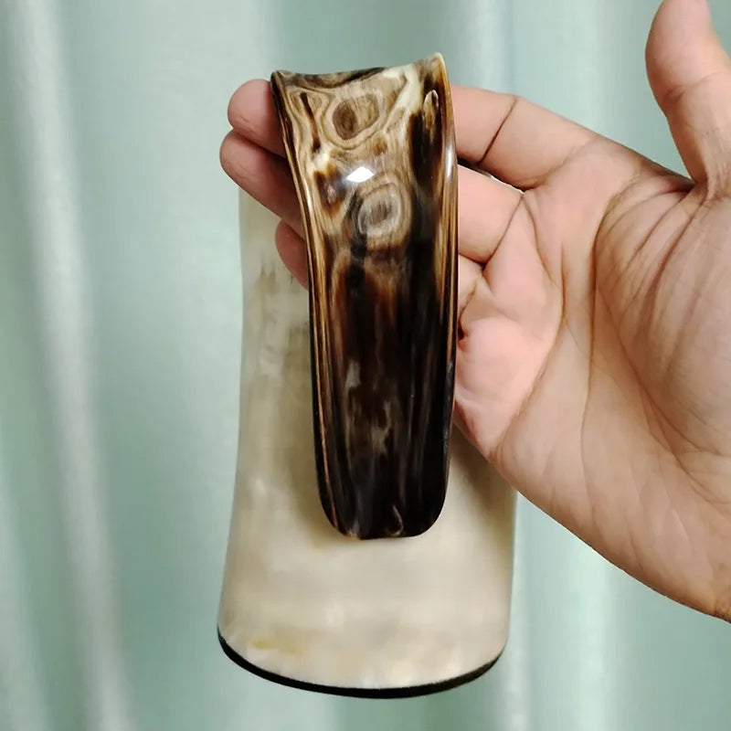 Trinkhorn | Natürlich | Ergonomischer Griff | Horn