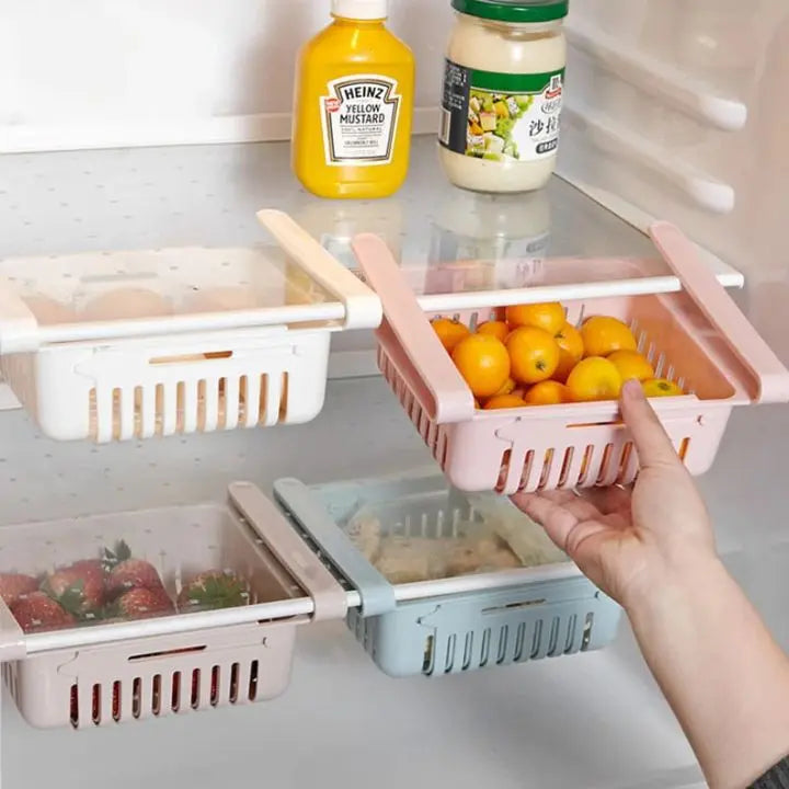1+1 Gratis | Ausziehbare & Erweiterbare Kühlschrank-Schublade Mivoza Deutschland