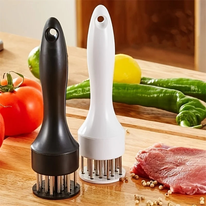 Edelstahl Fleischzartmacher mit Nadeln – Perfekt für Steaks & Fleischgerichte