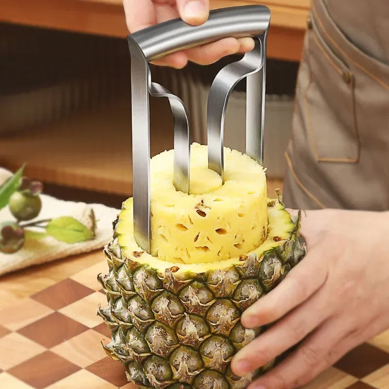 Ananas Dunschiller aus Edelstahl – Professionelles Küchenutensil für schnelles und einfaches Schälen von Ananas