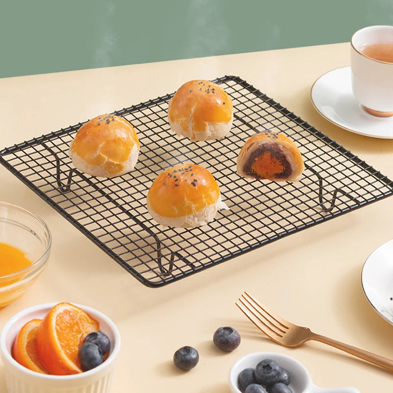 Antihaft-Kühlgitter für Kuchen, Gebäck und Brot – 27,5x25,5 cm