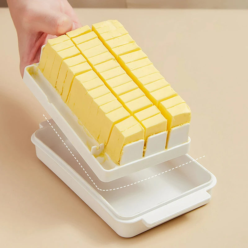 Butter- und Käse-Aufbewahrungsbox mit Deckel – Kompakte Lebensmittelbox für den Kühlschrank