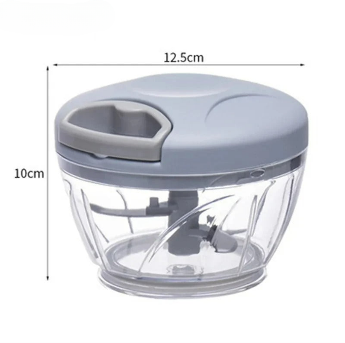 500 ml manueller Fleischwolf, Knoblauchhacker & Gemüseschneider – Hand-Pull-Presse für Küche, Fleischbällchen, Salsa, Guacamole und mehr
