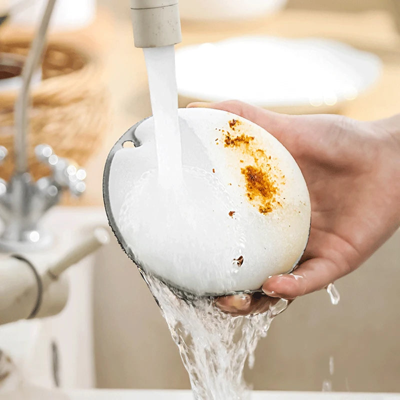 Doppelseitiger Schwamm | Antihaft | Vielseitige Reinigung | Luffa Baumwolle (10 KitchenSwish Schwämme)