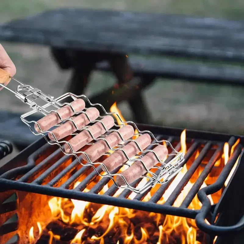 Grillkorb | Antihaft | Gleichmäßige Wärmeverteilung | Metall