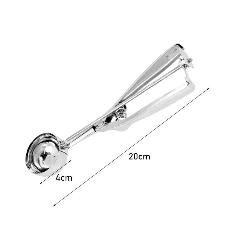 Eisschaufel Set | Antihaft | Ergonomischer Griff | Edelstahl