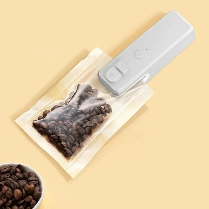 2er-Set 2-in-1 Mini Folienschweißer & Kutter – USB-aufladbar – Tragbar & einfach zu bedienen