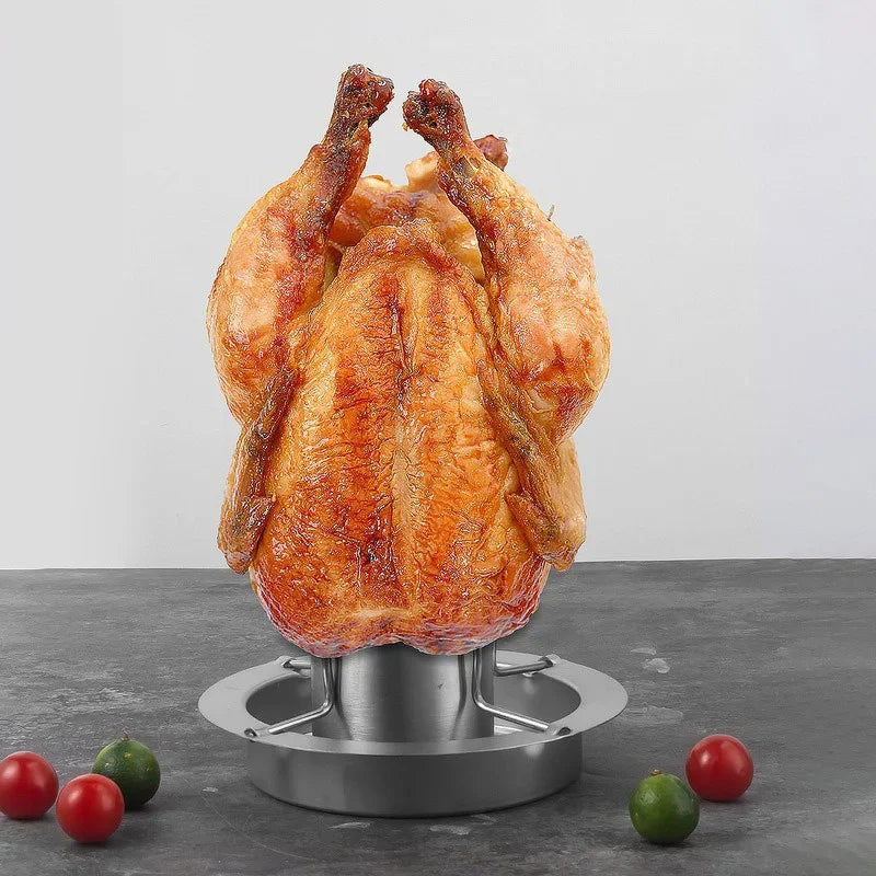 Bierdosen-Hähnchenhalter – Edelstahl Grillgestell für saftiges Geflügel – Antihaft, Stabil, BBQ & Backofen