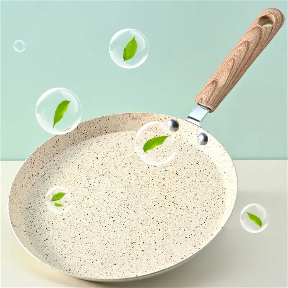 Antihaft Mini Pfanne für Pfannkuchen – Induktionsgeeignete Crêpe- & Omelett-Pfanne, 18x16 cm