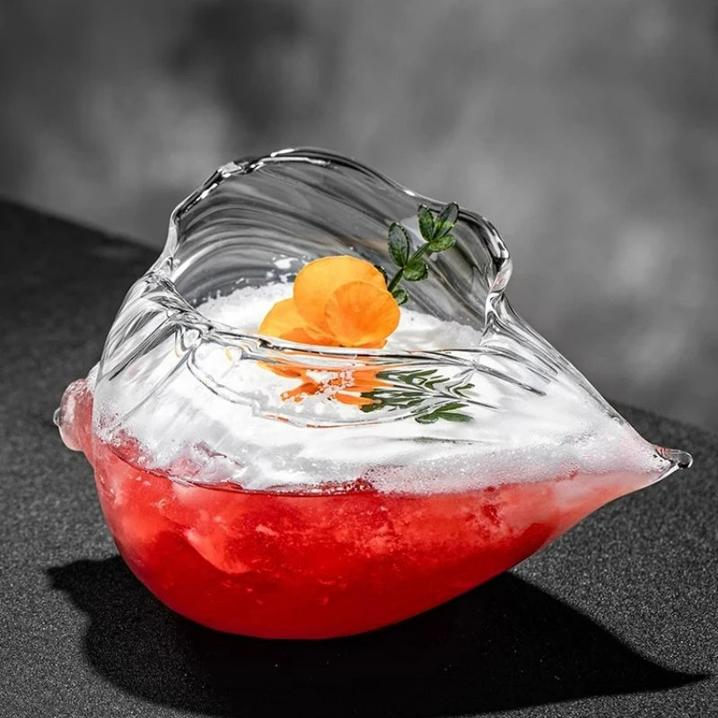 Set aus 2 Muschelform Cocktailgläsern – Premium Design – 300 ml