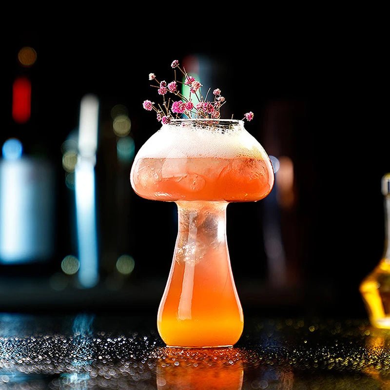 Pilzförmiges Cocktailglas – 260 ml – Transparentes Glas – Vielseitig einsetzbar