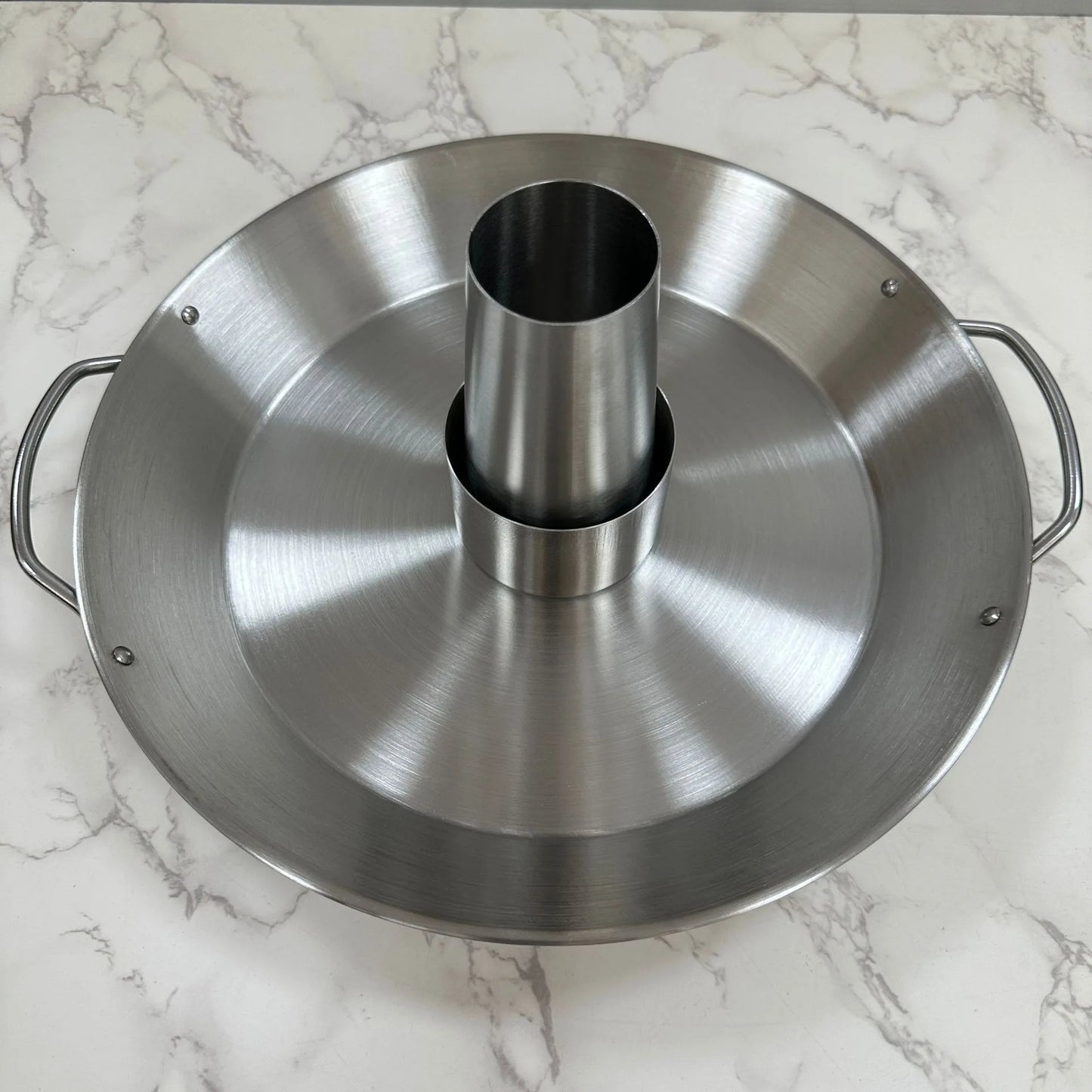 BBQ Hähnchenhalter aus Edelstahl – Bierdosenhalter für Grill & Backofen – Rostfrei, Silber