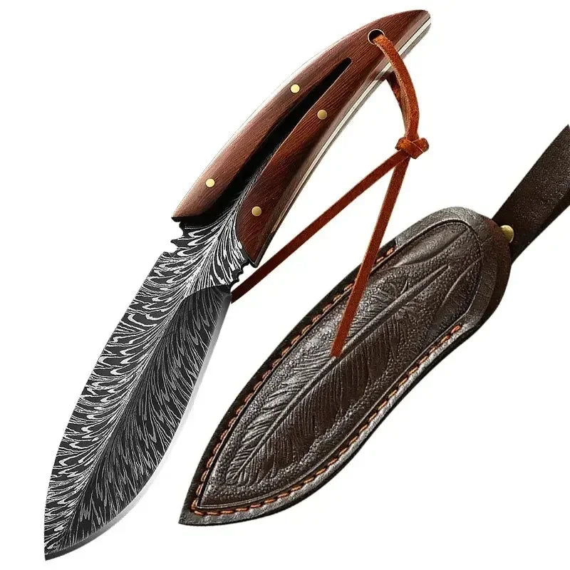 Multifunktionales Küchenmesser aus Kohlenstoffstahl – Outdoor, Camping, Jagd