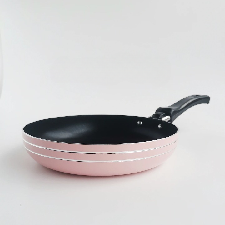 Antihaft Bratpfanne 6,5 Zoll – Aluminium, Flache Pfanne für tägliches Kochen