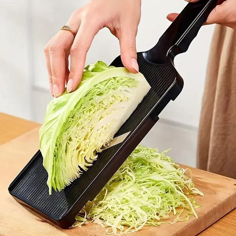 Edelstahl Gemüsereibe mit Handgriff – Vielseitige Reibe für Gemüse, Käse und Schokolade