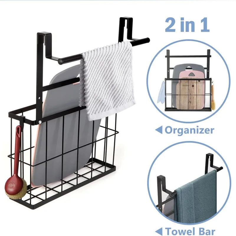 Organizer | Wandmontage | Platzsparende Aufbewahrung | Metall