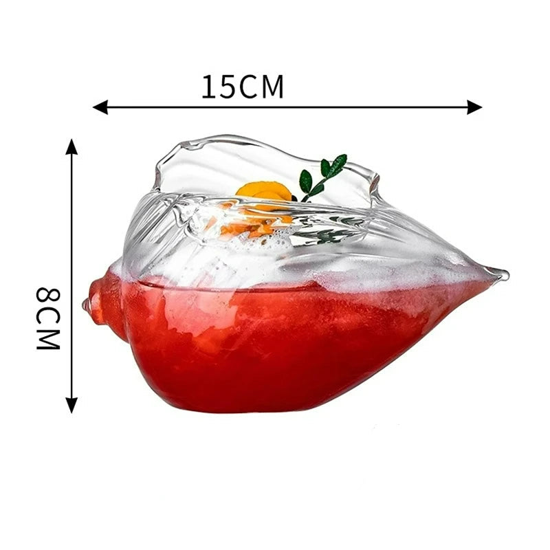 Set aus 2 Muschelform Cocktailgläsern – Premium Design – 300 ml
