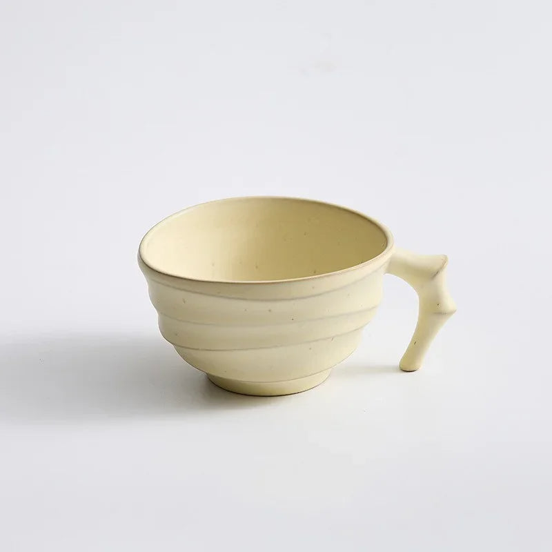 Keramiktasse | Vintage-Design | Wärmespeichernd | Spülmaschinenfest