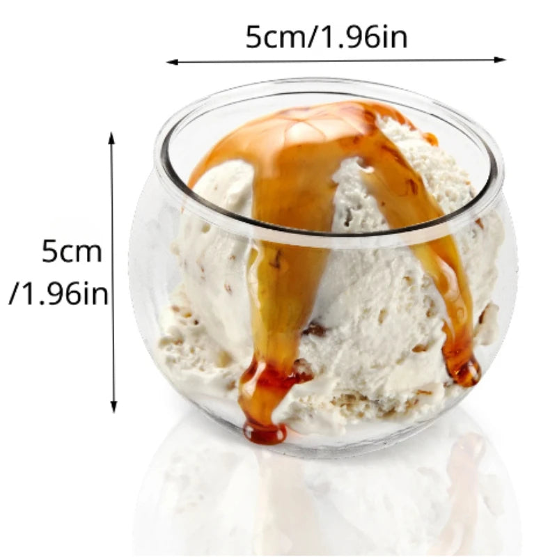 10er-Set transparente Dessertbecher – 120 ml – BPA-frei & wiederverwendbar