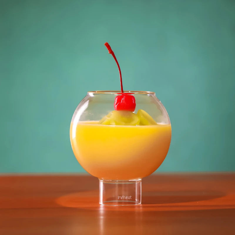 Borosilikatglas Becher – 330 ml – Handgefertigt & Hitzebeständig – Für Cocktails & Heißgetränke