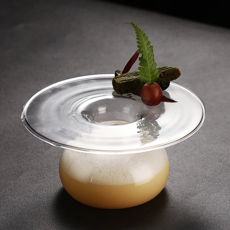 Molekular Cocktailglas – UFO-Design – 420 ml – Ideal für Cocktails & Sashimi