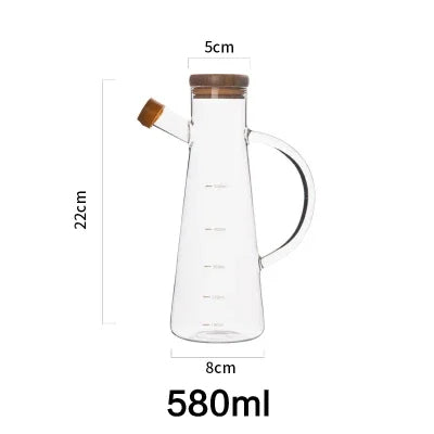 Glasflasche | Antihaft | Präzises Ausgießen | Spülmaschinenfest