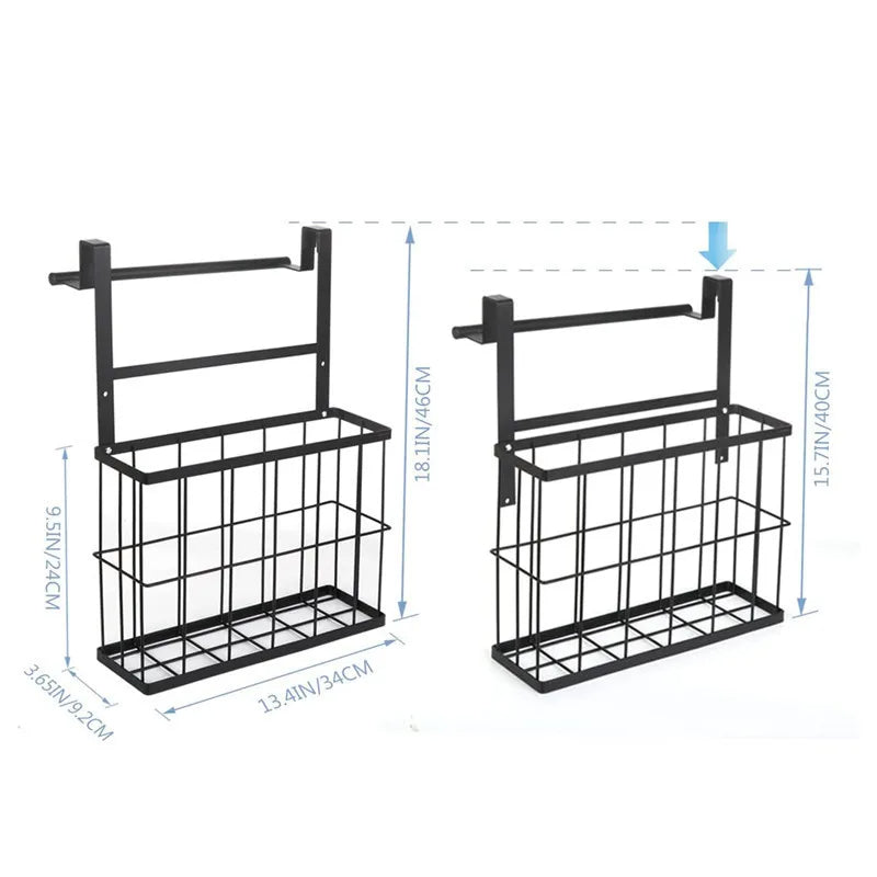 Organizer | Wandmontage | Platzsparende Aufbewahrung | Metall