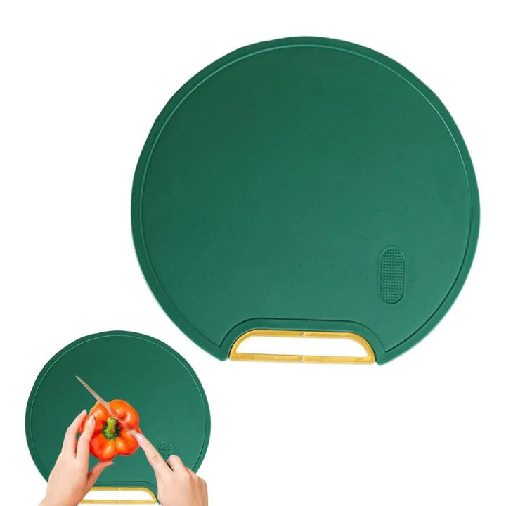 Doppelseitiges Schneidebrett – Antibakteriell & Rutschfest – Mit Halterung, 30 cm
