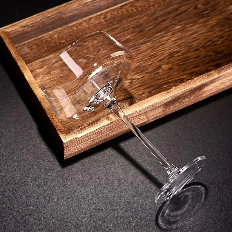 Set aus 2 Cocktailgläsern – Ultradünnes Design – 16,3 x 8,5 cm – Retro Martini- & Weingläser