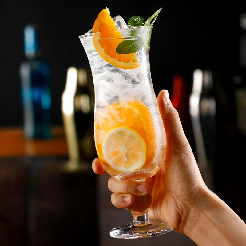 2 Stuks Cocktailglas mit breiter Öffnung – 300 ml Kurzes Fußdesign, Sommer-Essential für Säfte und Cocktails