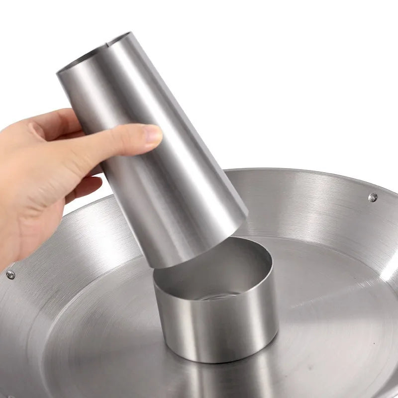 BBQ Hähnchenhalter aus Edelstahl – Bierdosenhalter für Grill & Backofen – Rostfrei, Silber