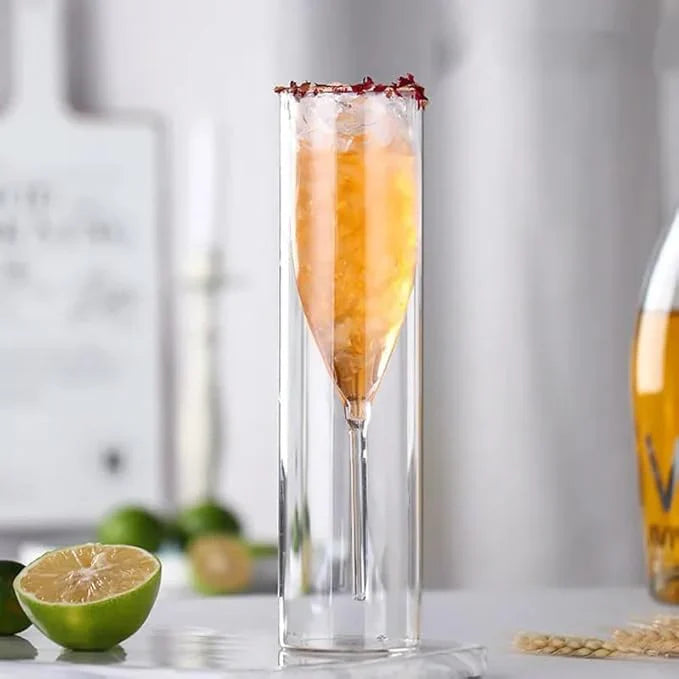 Kristallgläser Champagner – Schwebender Effekt, Premium-Design, Set für Küche und Bar