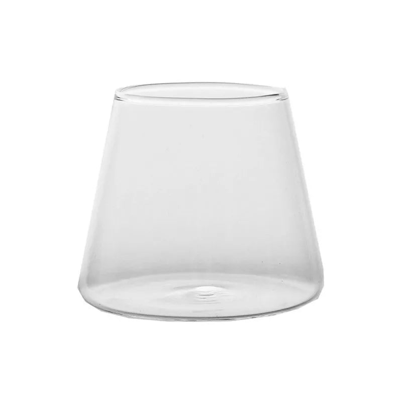 Set aus 2 hitzebeständigen Glasbechern – Bergform – Borosilikatglas – 300 ml & 360 ml