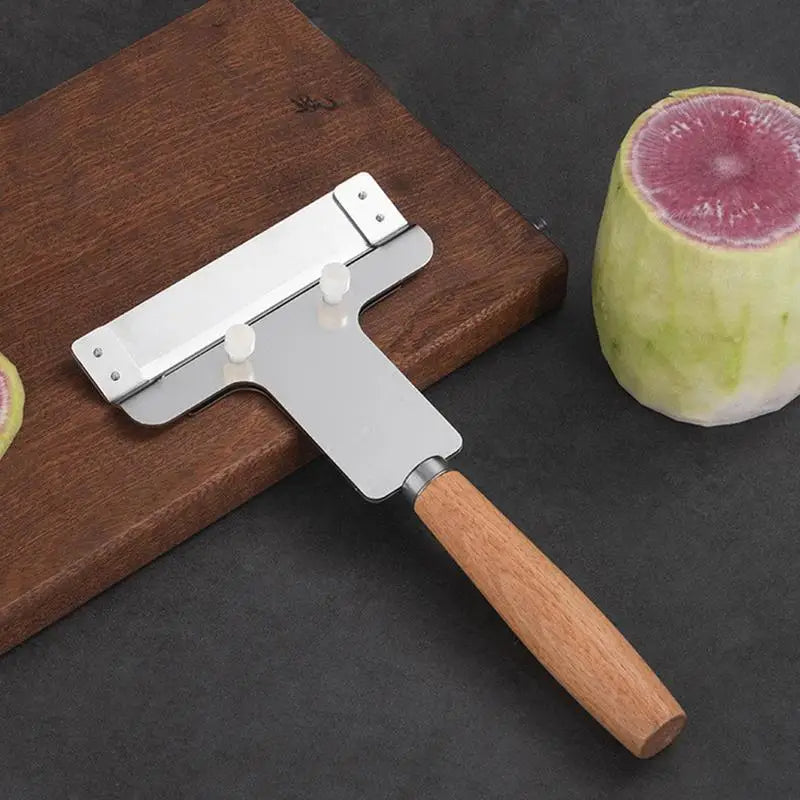 Radieschenschneider | Verstellbar | Gleichmäßige Schnitte | Metall