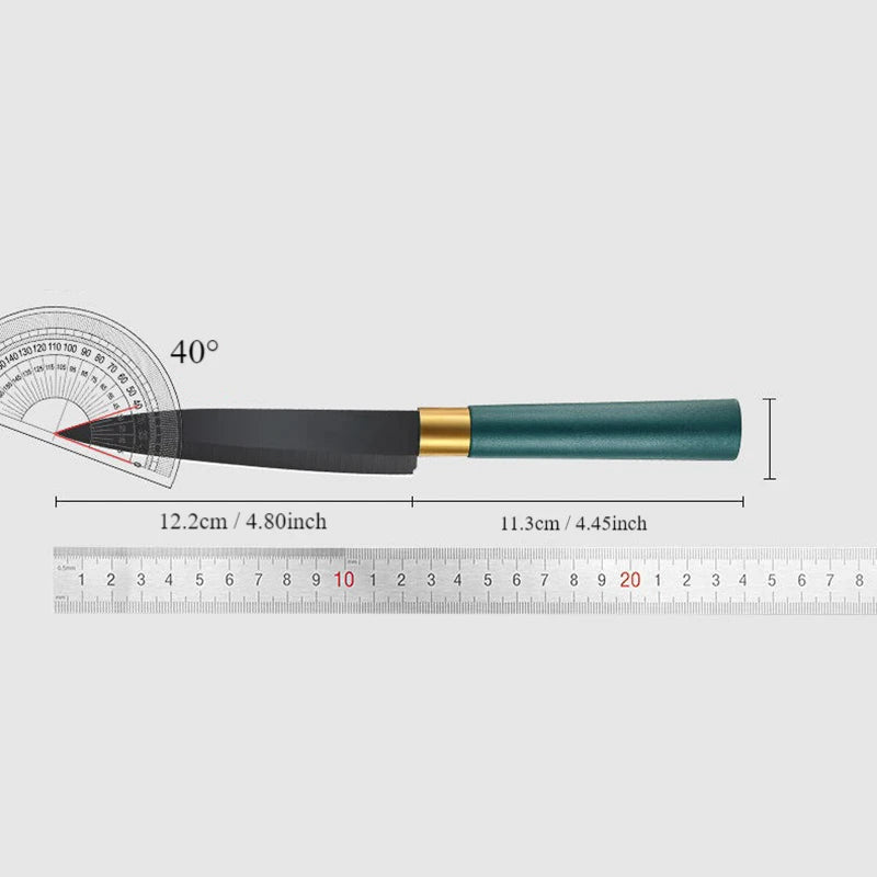 2-teiliges Küchenmesser-Set – Scharfes Edelstahlmesser für Obst, Gemüse und Sushi