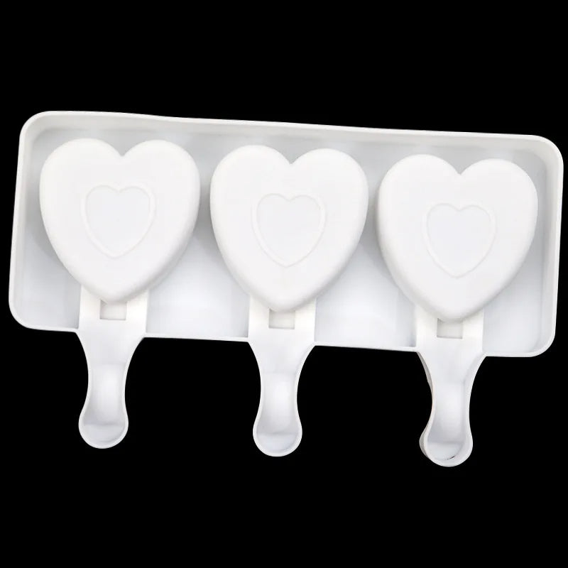 Eiswürfelform Herz & Pfote – Set aus 2 – Silikon, Lebensmittelecht – Für Schokolade, Pudding & Backen