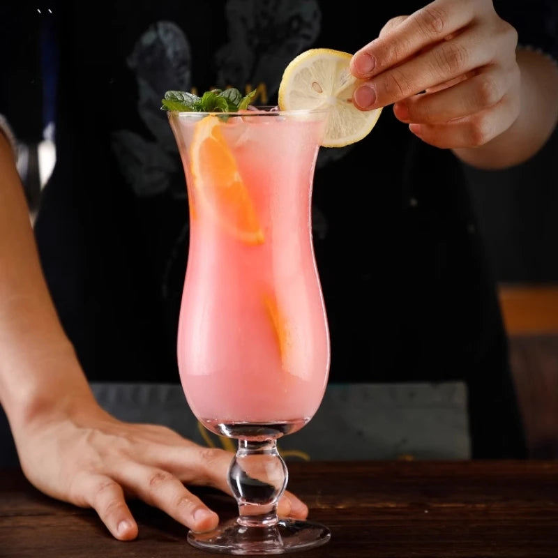 2 Stuks Cocktailglas mit breiter Öffnung – 300 ml Kurzes Fußdesign, Sommer-Essential für Säfte und Cocktails