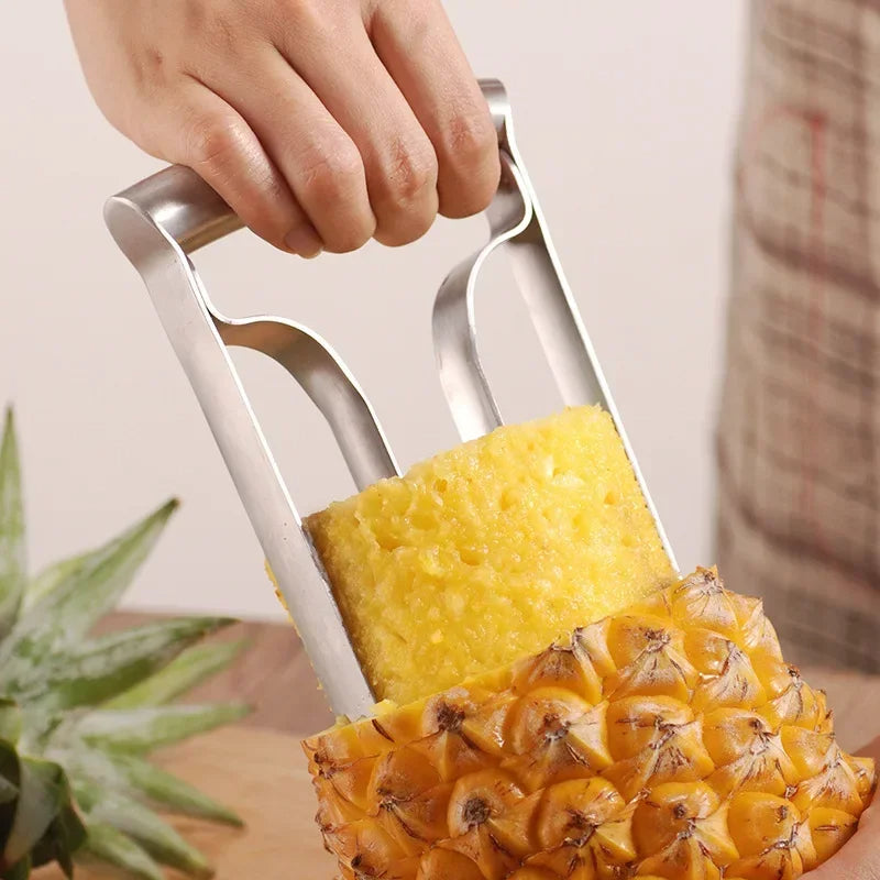 Ananas Dunschiller aus Edelstahl – Professionelles Küchenutensil für schnelles und einfaches Schälen von Ananas