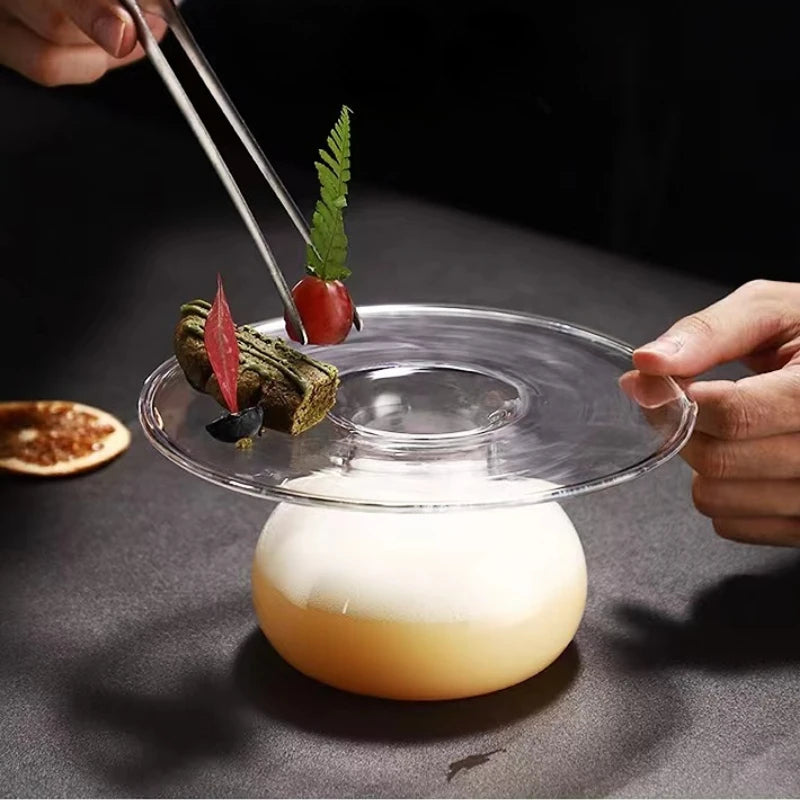 Molekular Cocktailglas – UFO-Design – 420 ml – Ideal für Cocktails & Sashimi