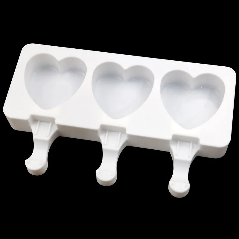 Eiswürfelform Herz & Pfote – Set aus 2 – Silikon, Lebensmittelecht – Für Schokolade, Pudding & Backen