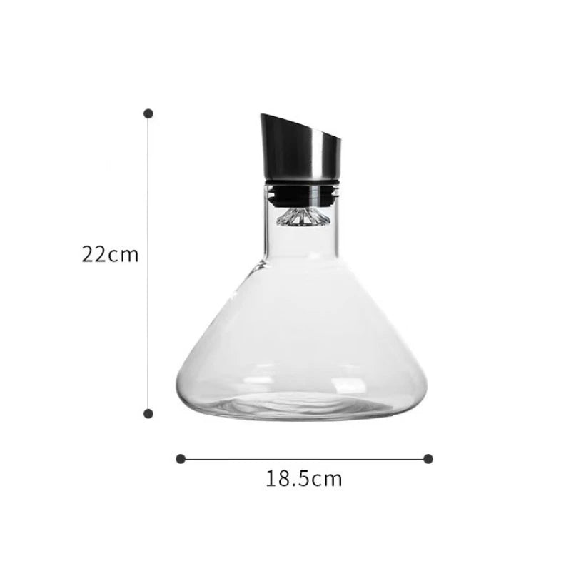 Weinkaraffe 1550 ml – Eleganter Dekanter aus Glas