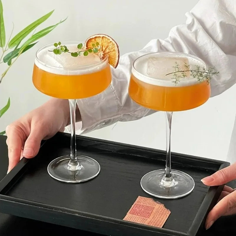 Set aus 2 Cocktailgläsern – Japanischer Stil – Kreatives Design – 250 ml