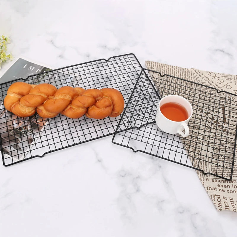 Antihaft-Kühlgitter für Kuchen, Gebäck und Brot – 27,5x25,5 cm