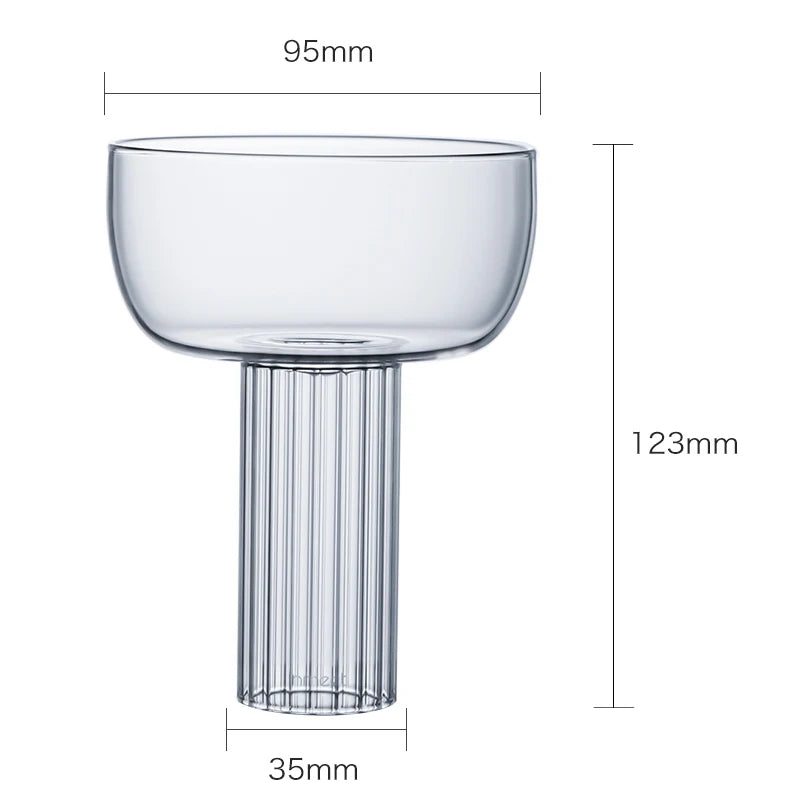 Cocktailglas – Hochwertiges Borosilikatglas – 240 ml – Ideal für Champagner & Wein