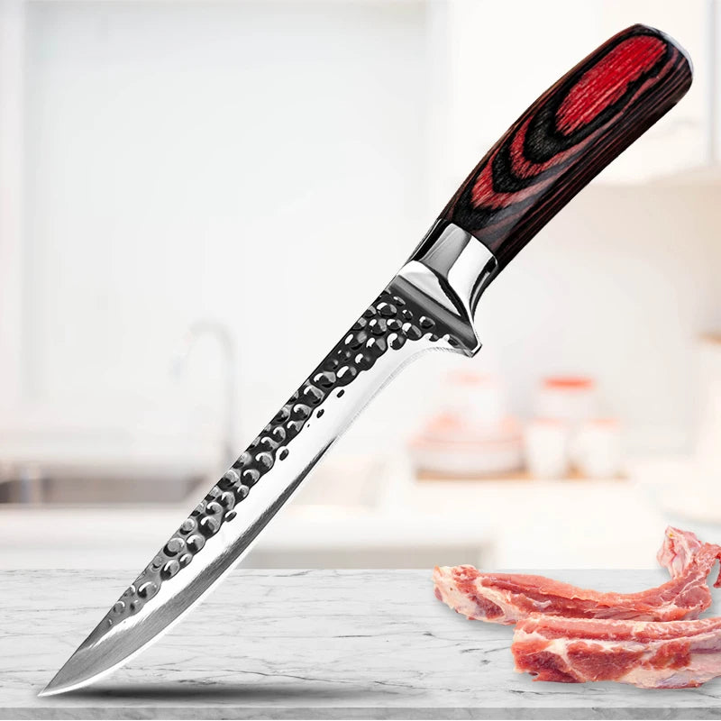 Gesmeed Ausbeinmesser 5,5 Zoll – Edelstahl Küchenmesser für Fleisch, Fisch & Gemüse