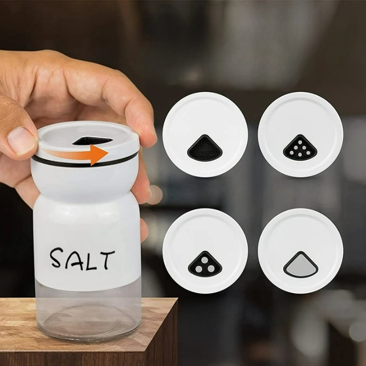 Zout En Peper Shakers Set, Verstelbare Deksels, Moderne Thuisland Küchendekoration, Schöne Salz- und Pfefferstreuer Set