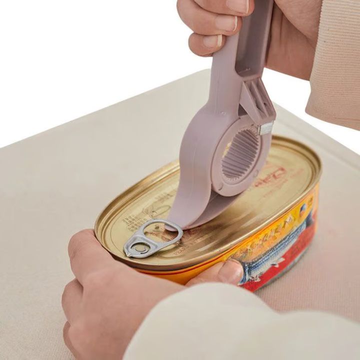 4-in-1 Flaschenöffner – Multifunktionales Küchenwerkzeug für Flaschen, Gläser und Dosen